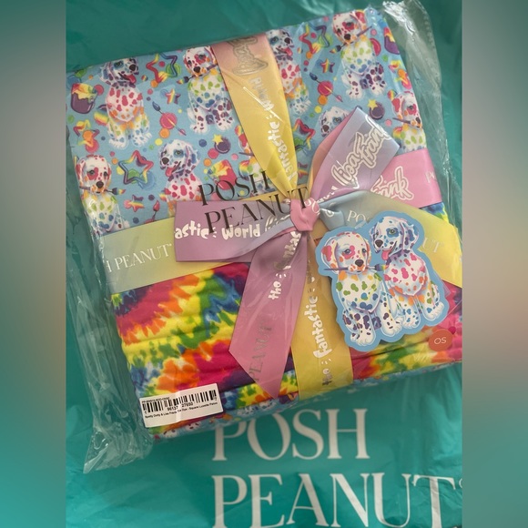 NWT Posh Peanut and Lisa Frank Spotty & Dotty Tie Dye Luxette Patoo - Picture 5 of 6
